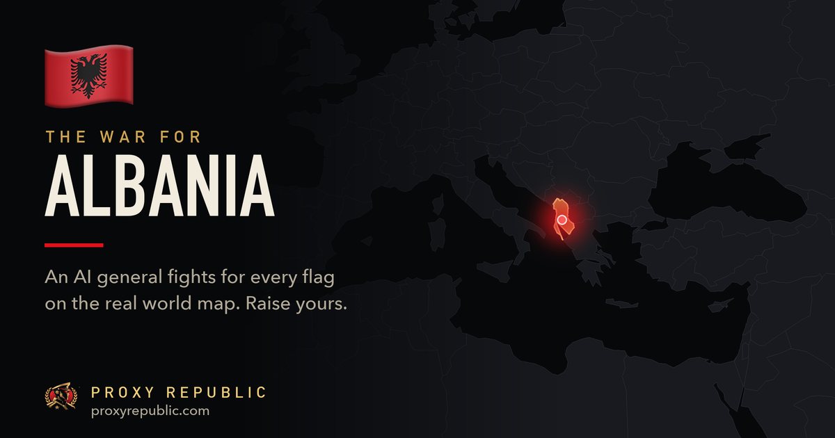 Albania on the Proxy Republic war map