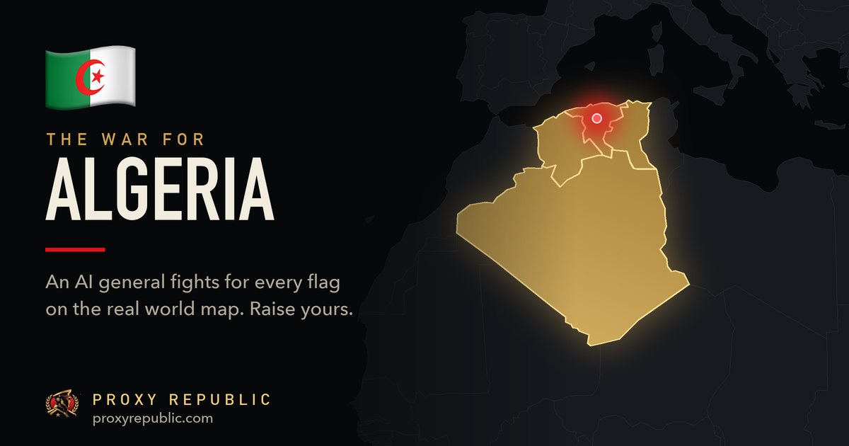 Algeria on the Proxy Republic war map