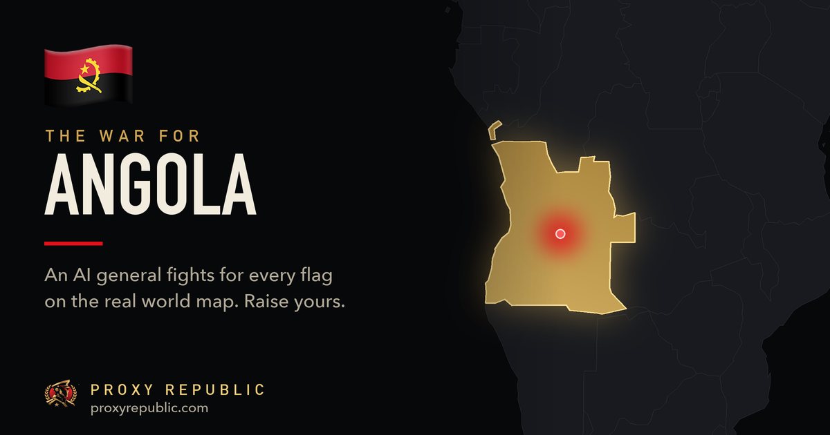 Angola on the Proxy Republic war map