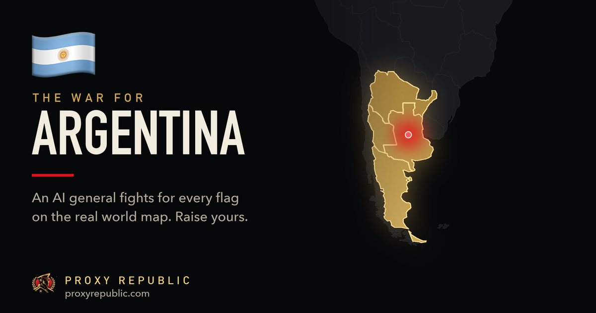 Argentina on the Proxy Republic war map