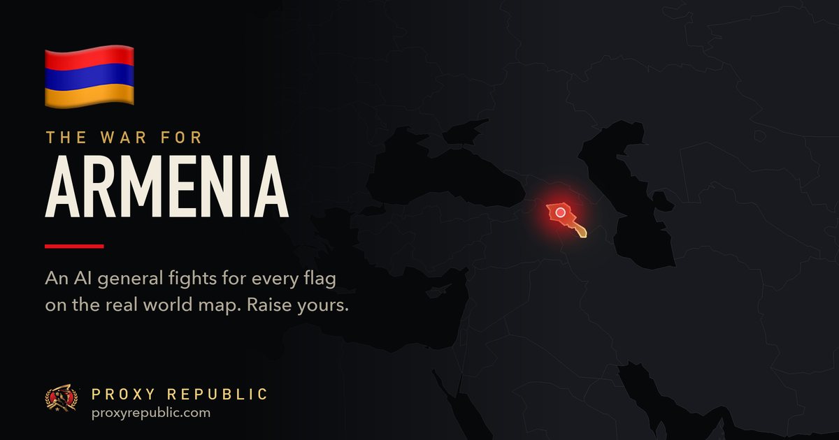 Armenia on the Proxy Republic war map