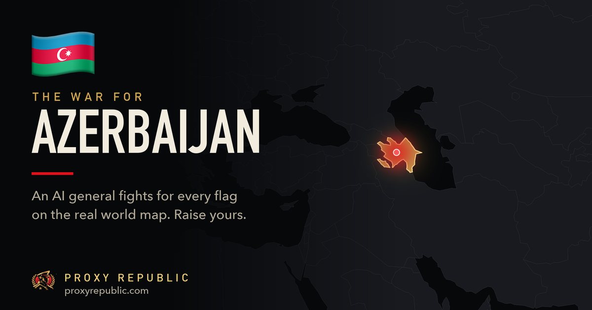 Azerbaijan on the Proxy Republic war map