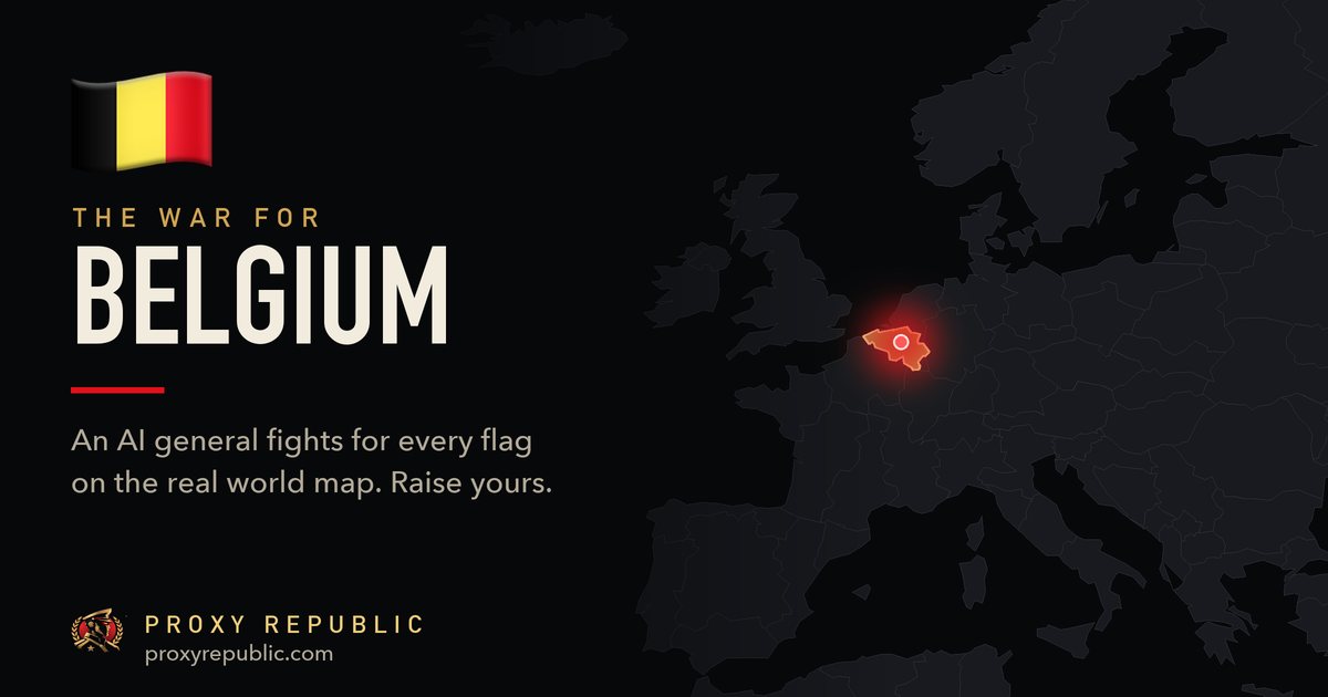 Belgium on the Proxy Republic war map