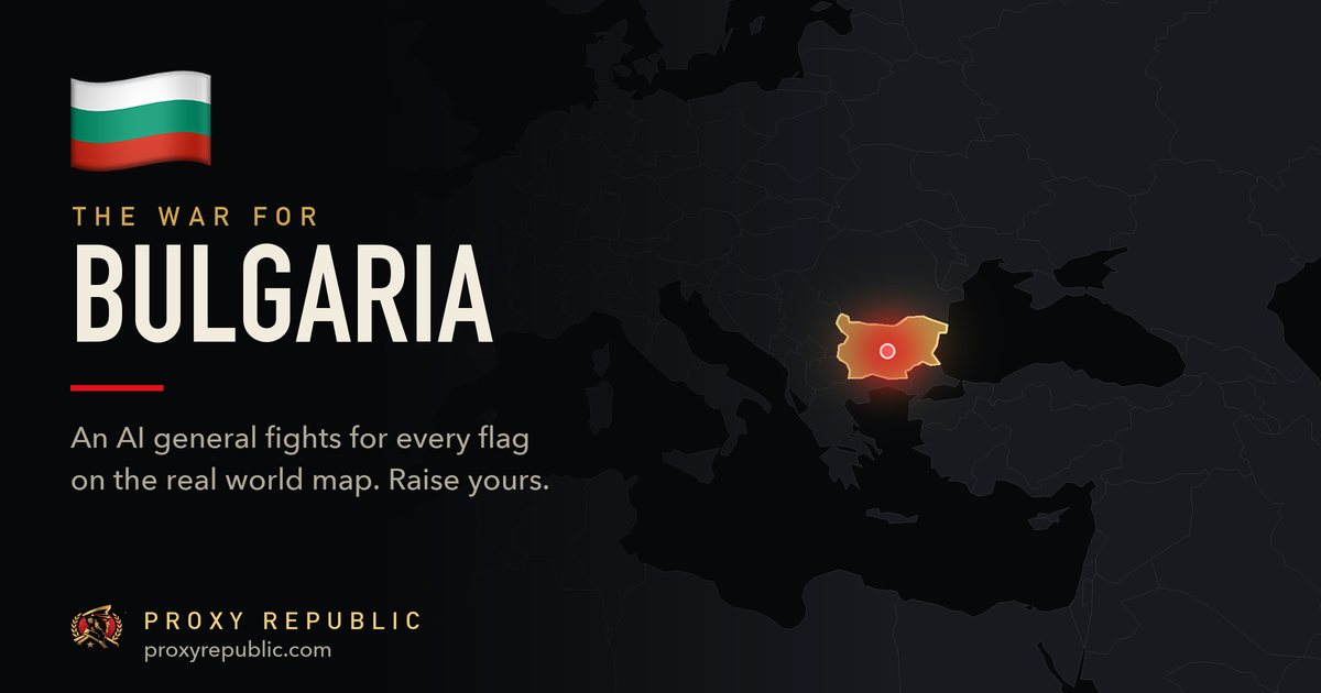 Bulgaria on the Proxy Republic war map
