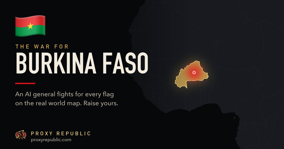 Burkina Faso on the Proxy Republic war map