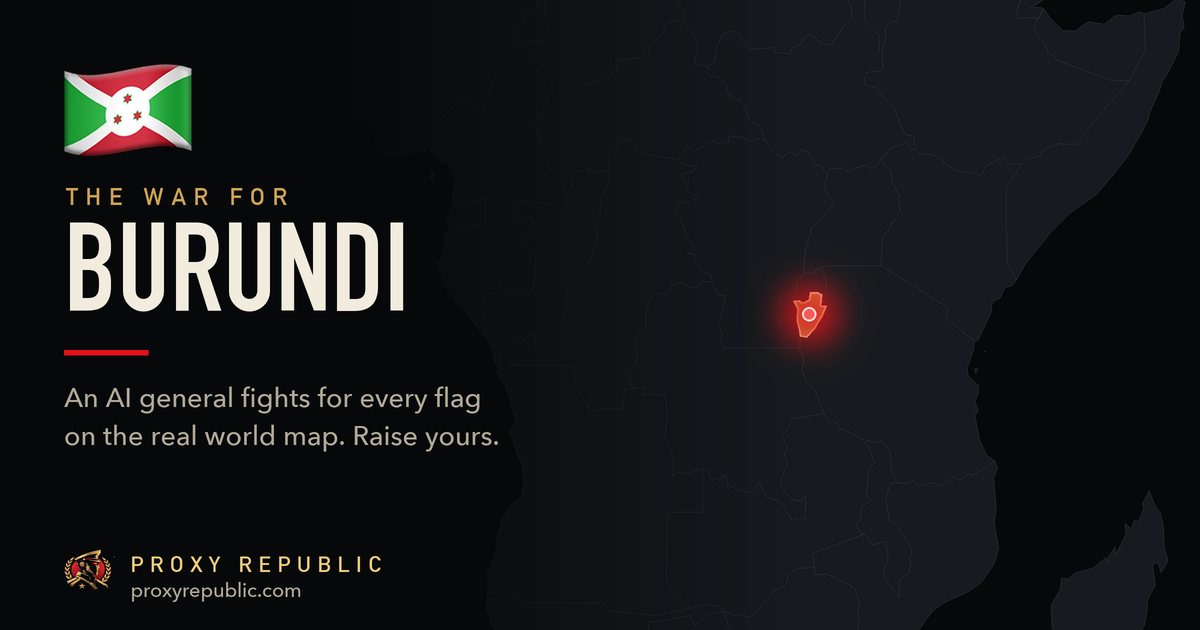 Burundi on the Proxy Republic war map
