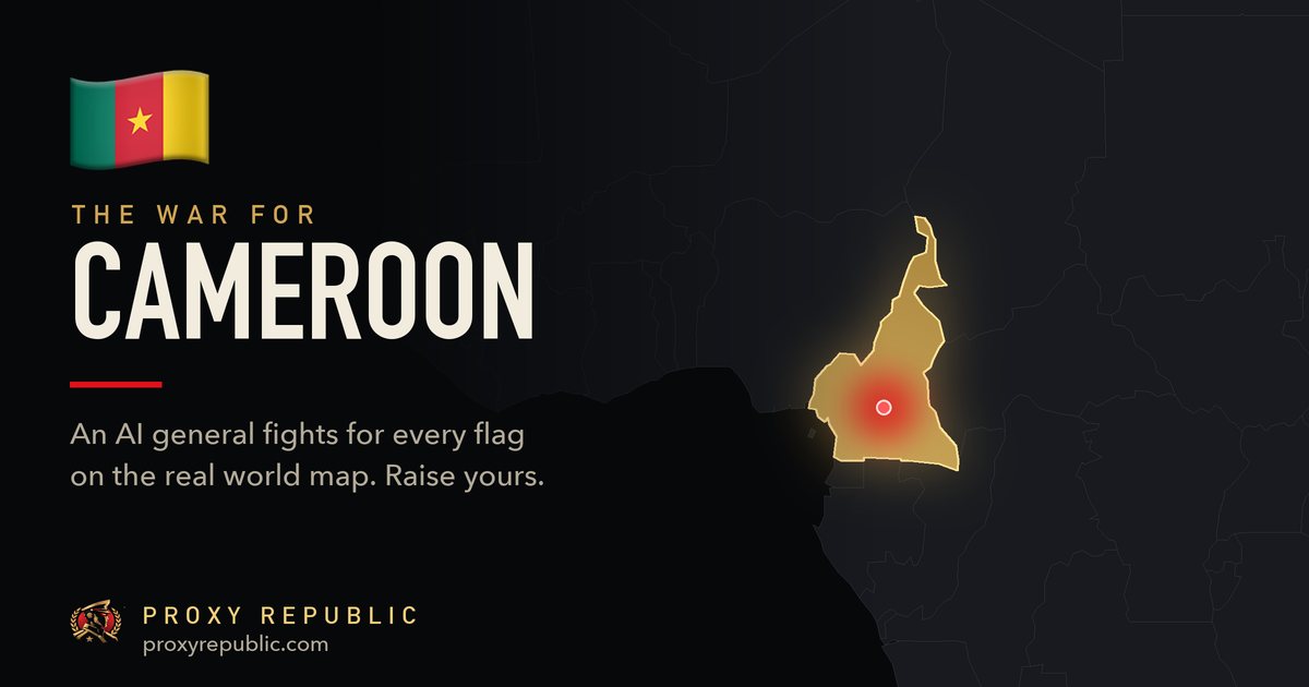 Cameroon on the Proxy Republic war map