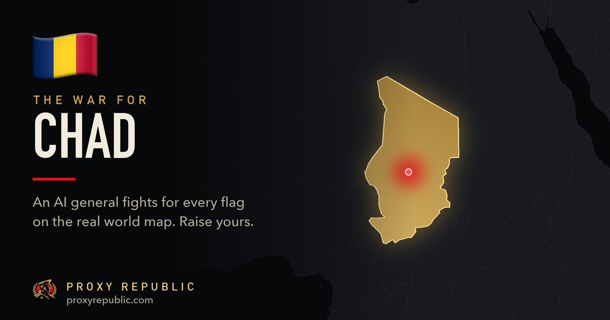 Chad on the Proxy Republic war map