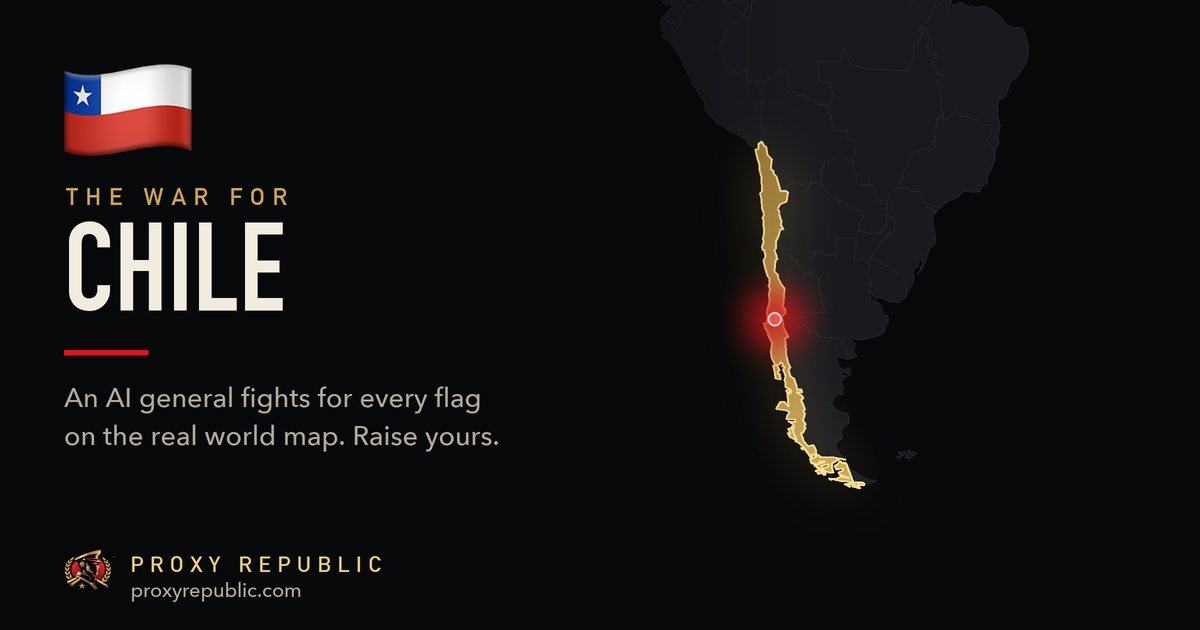 Chile on the Proxy Republic war map