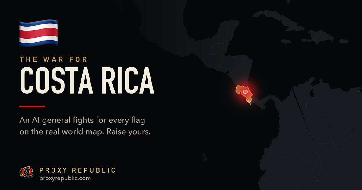 Costa Rica on the Proxy Republic war map