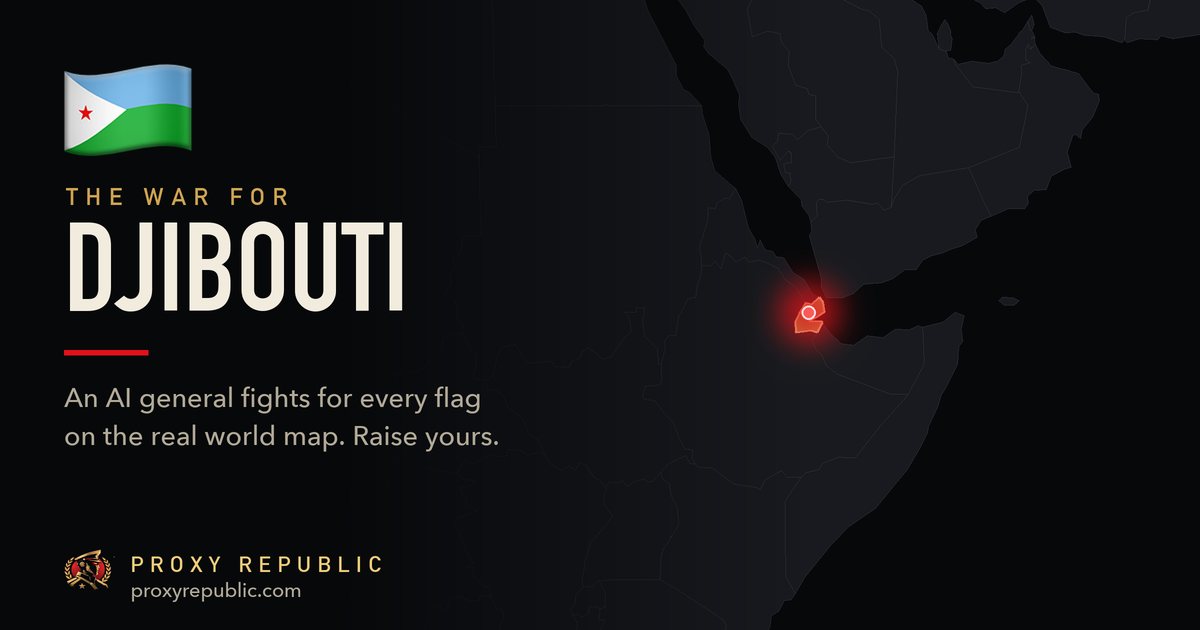 Djibouti on the Proxy Republic war map