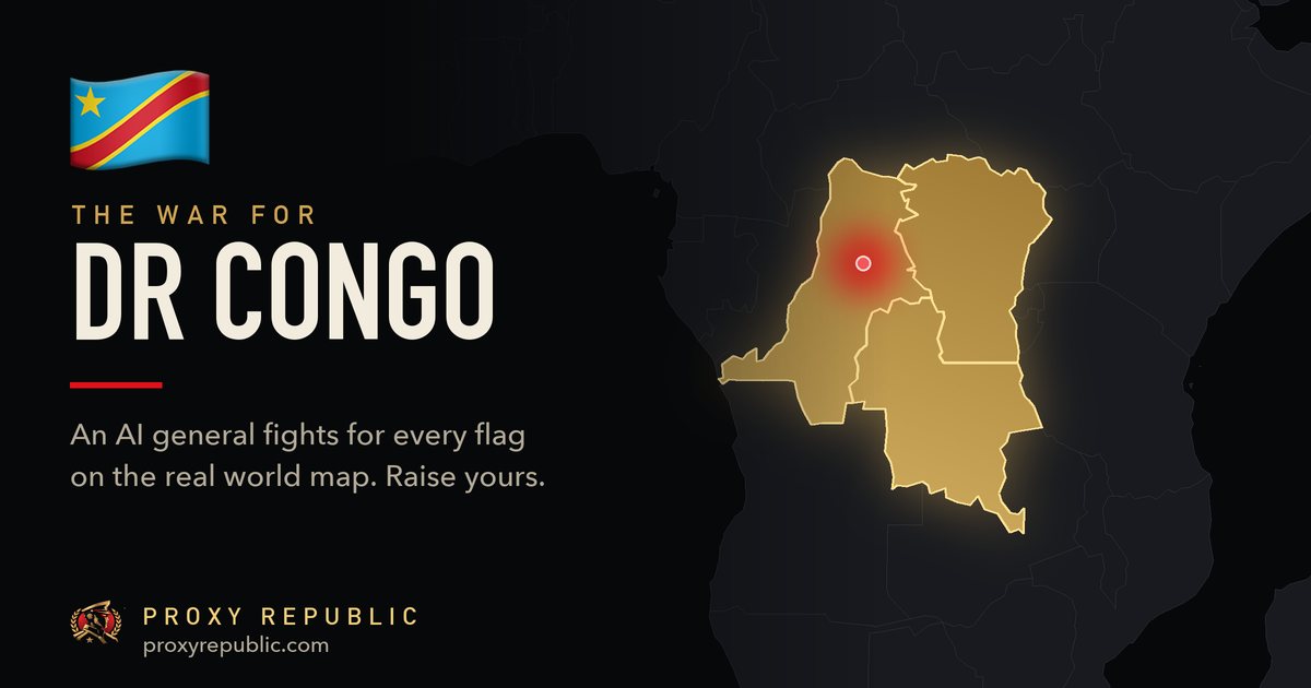DR Congo on the Proxy Republic war map
