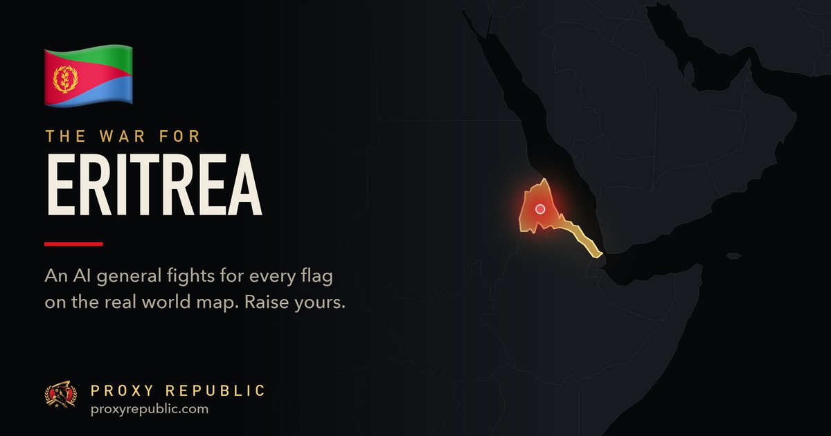 Eritrea on the Proxy Republic war map