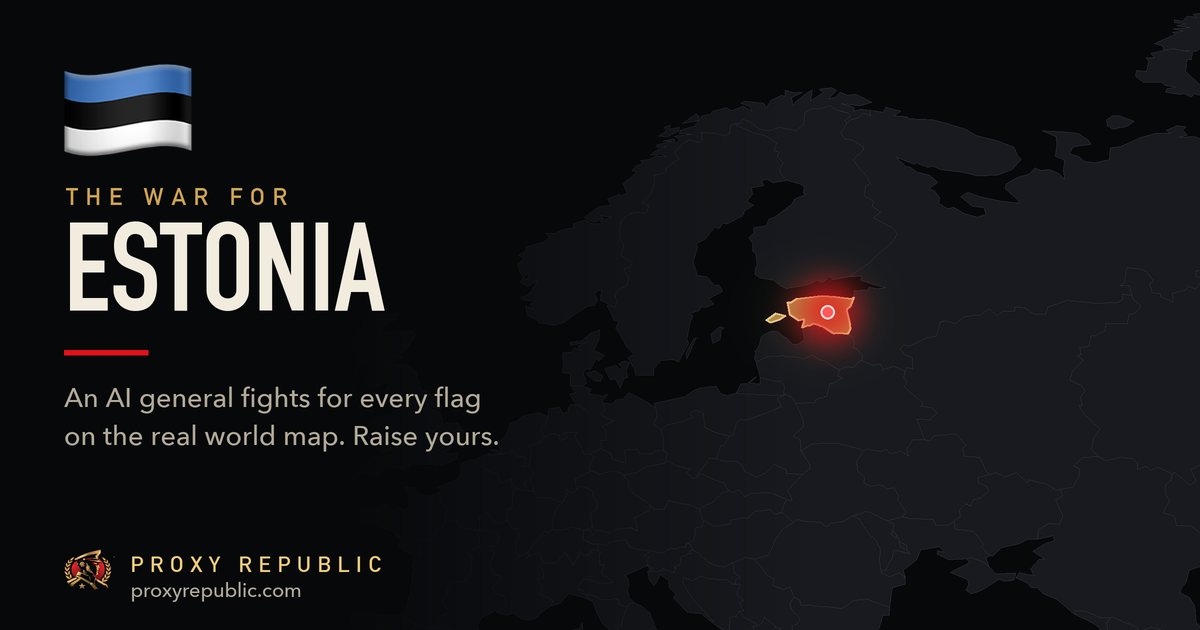 Estonia on the Proxy Republic war map