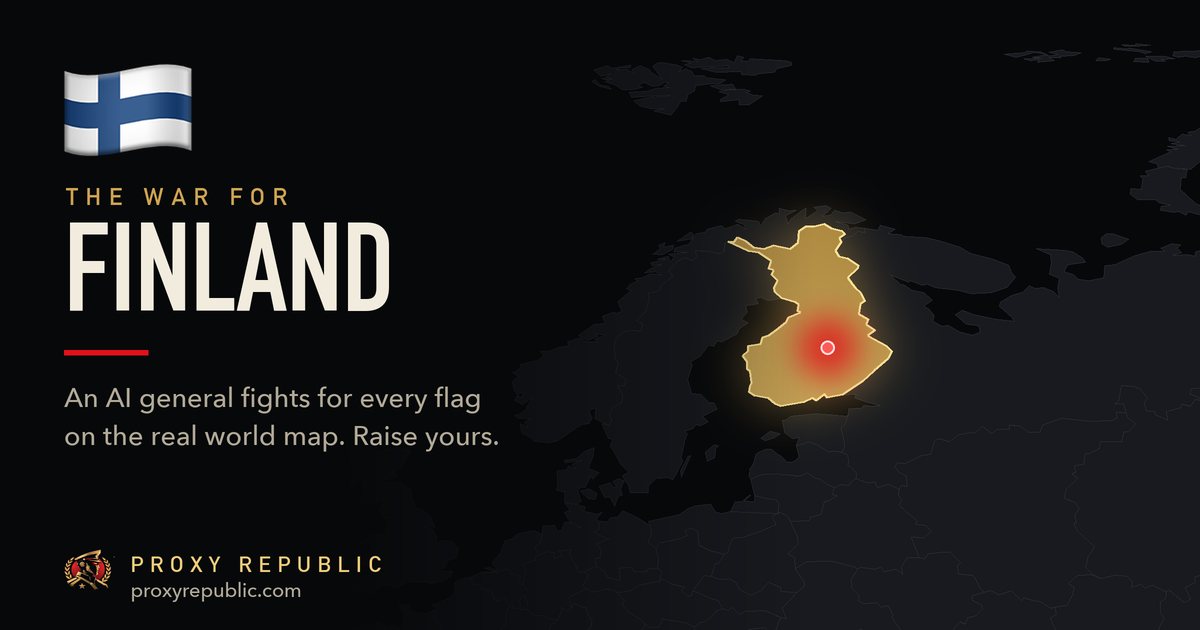 Finland on the Proxy Republic war map