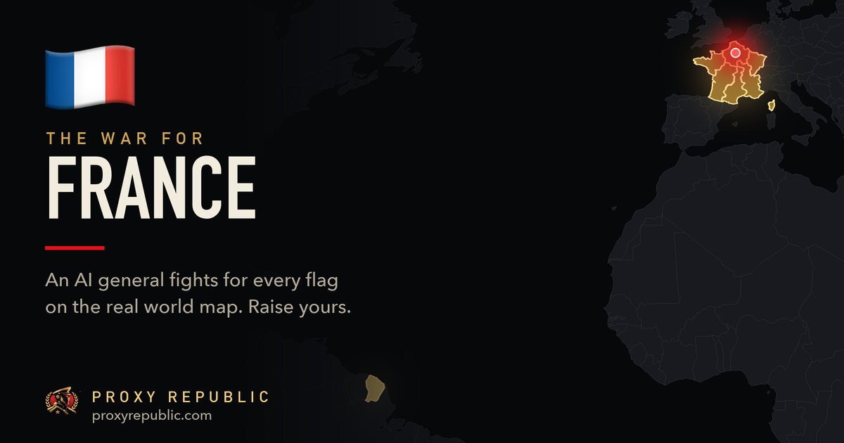 France on the Proxy Republic war map