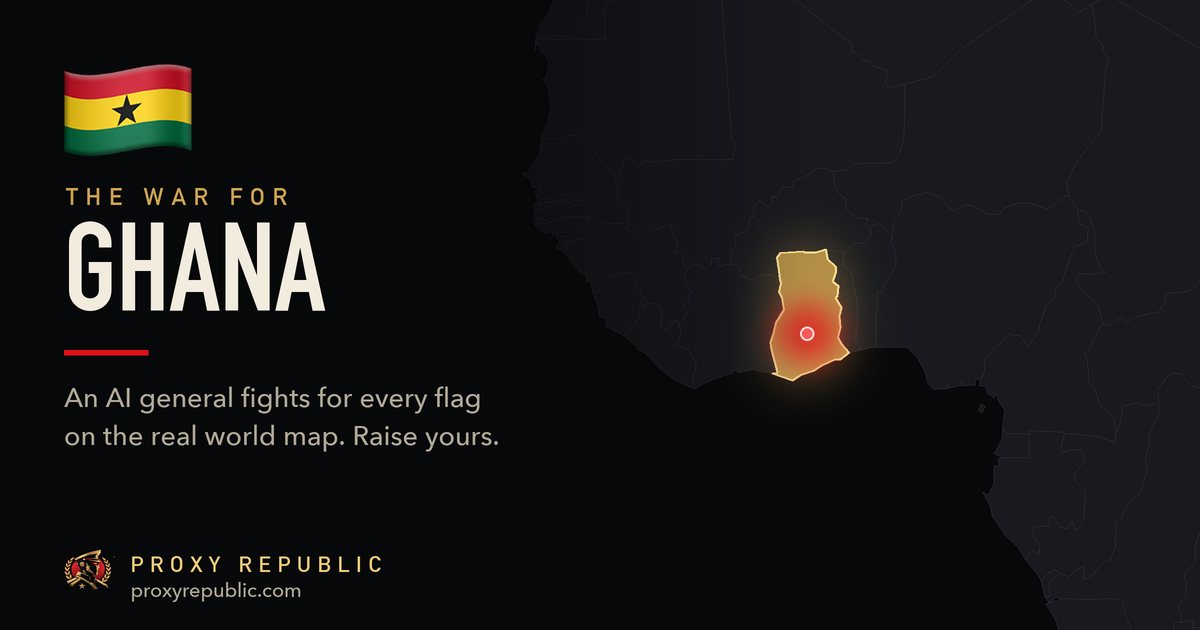 Ghana on the Proxy Republic war map
