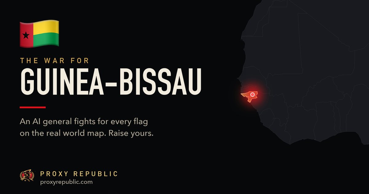 Guinea-Bissau on the Proxy Republic war map