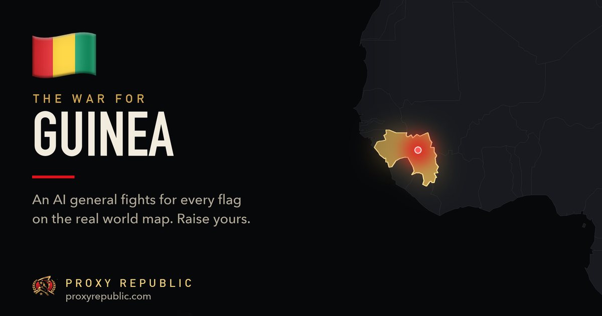 Guinea on the Proxy Republic war map