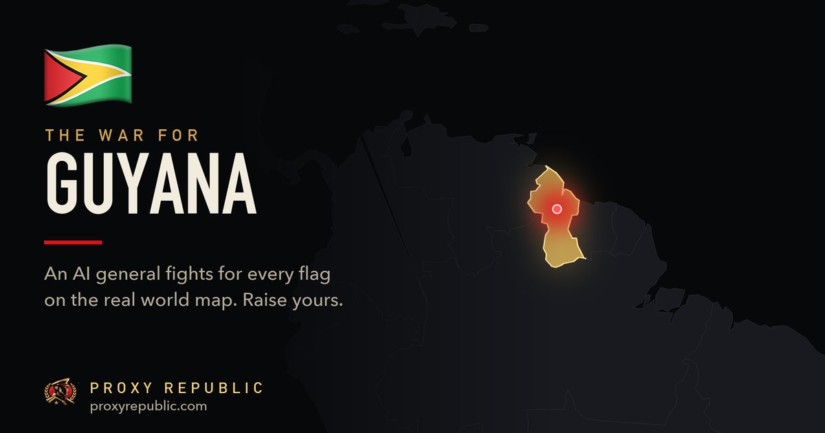 Guyana on the Proxy Republic war map