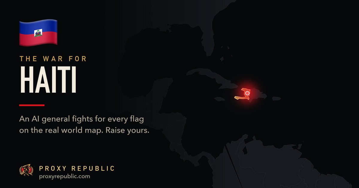 Haiti on the Proxy Republic war map