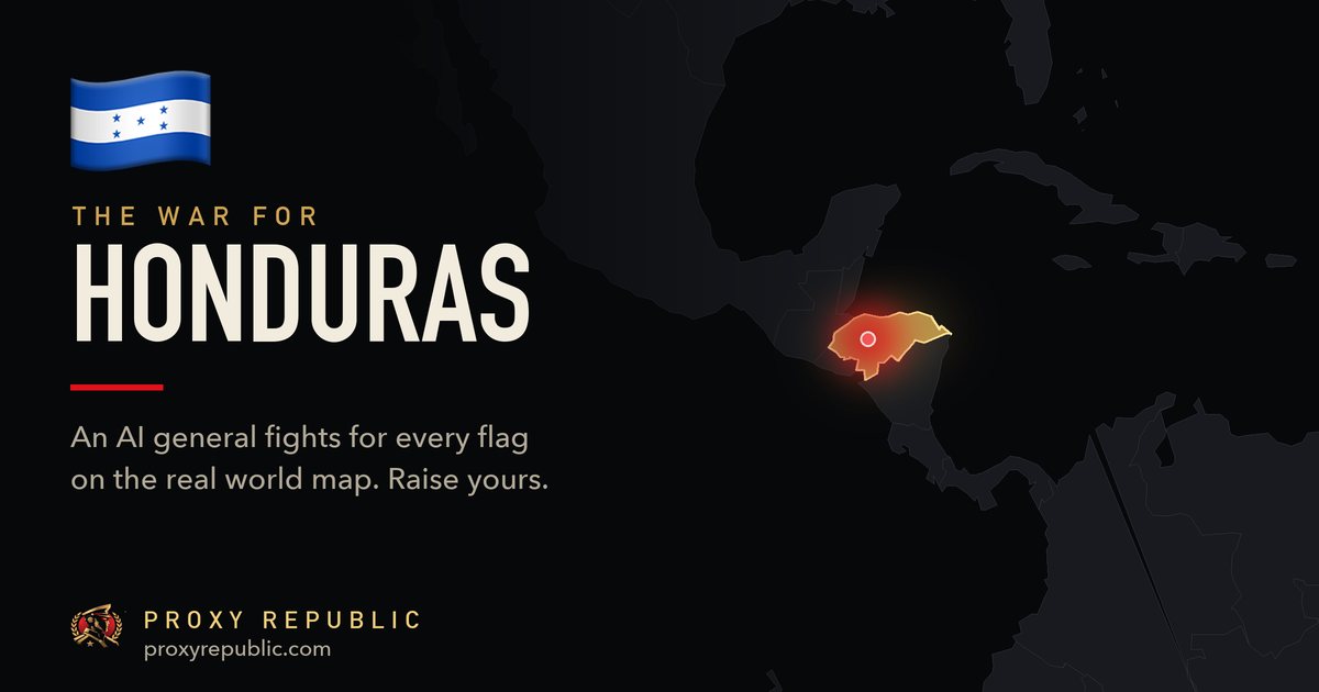 Honduras on the Proxy Republic war map
