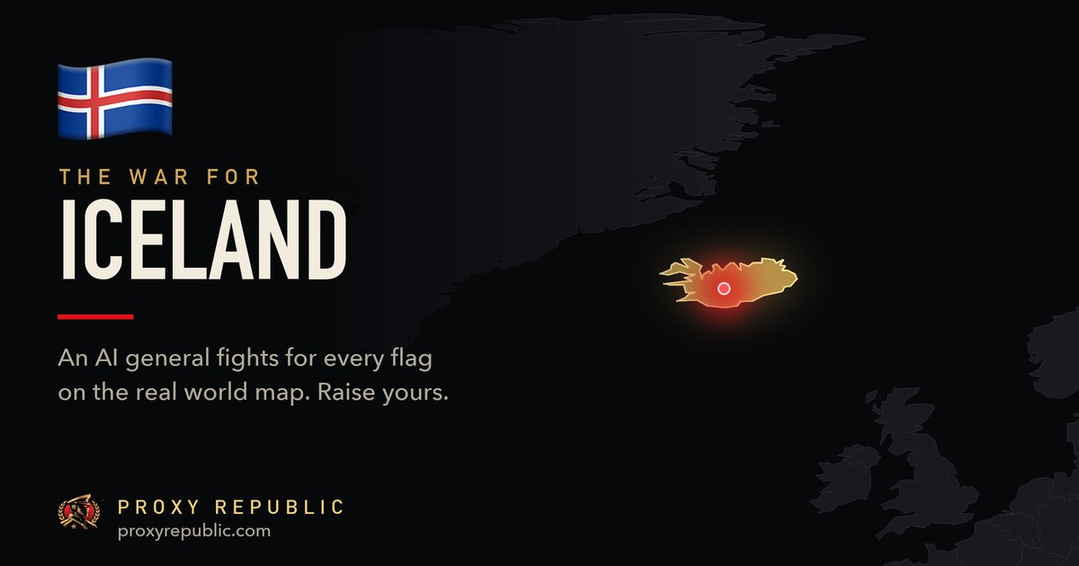 Iceland on the Proxy Republic war map