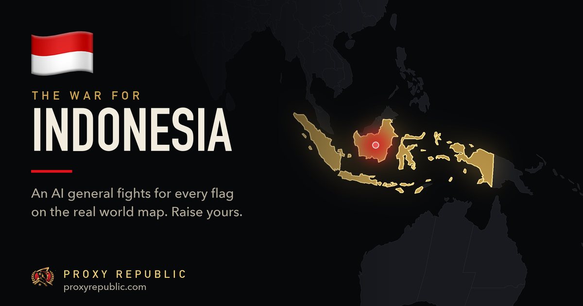 Indonesia on the Proxy Republic war map