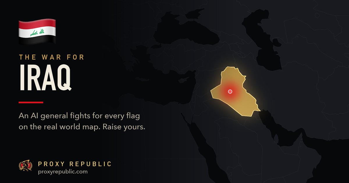 Iraq on the Proxy Republic war map