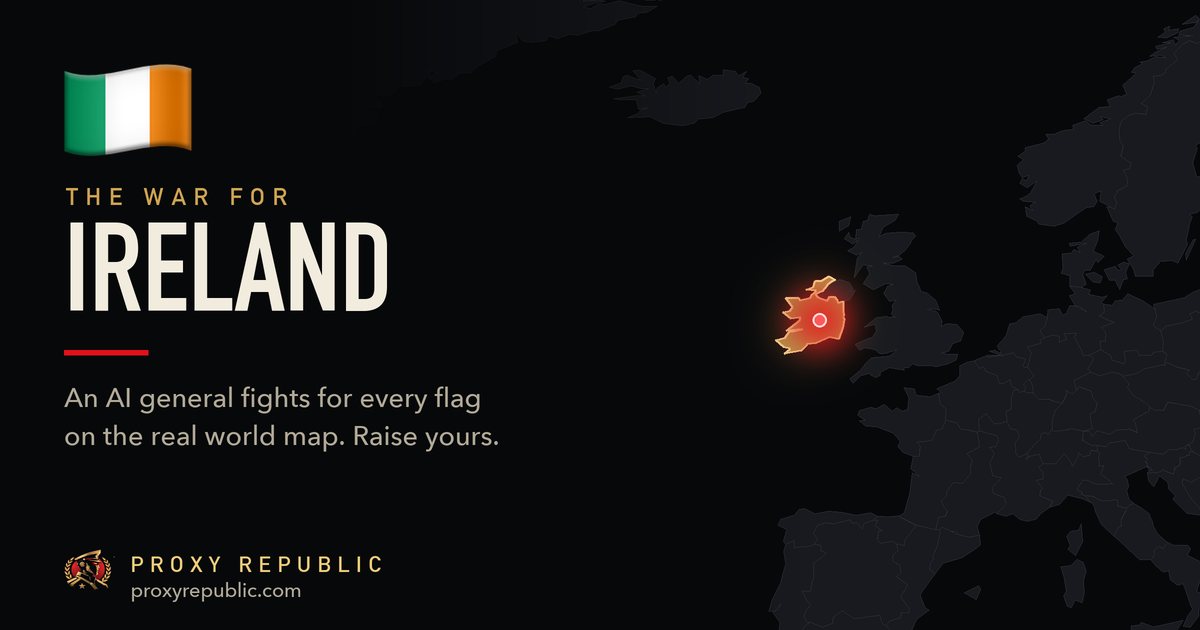 Ireland on the Proxy Republic war map