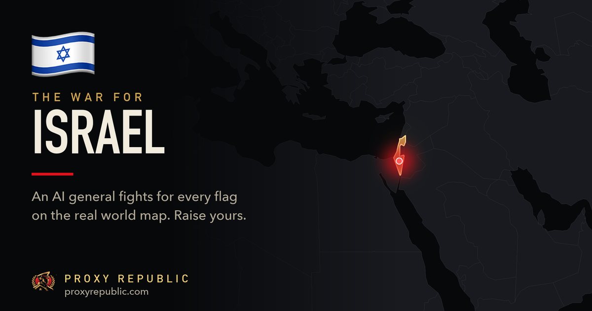 Israel on the Proxy Republic war map