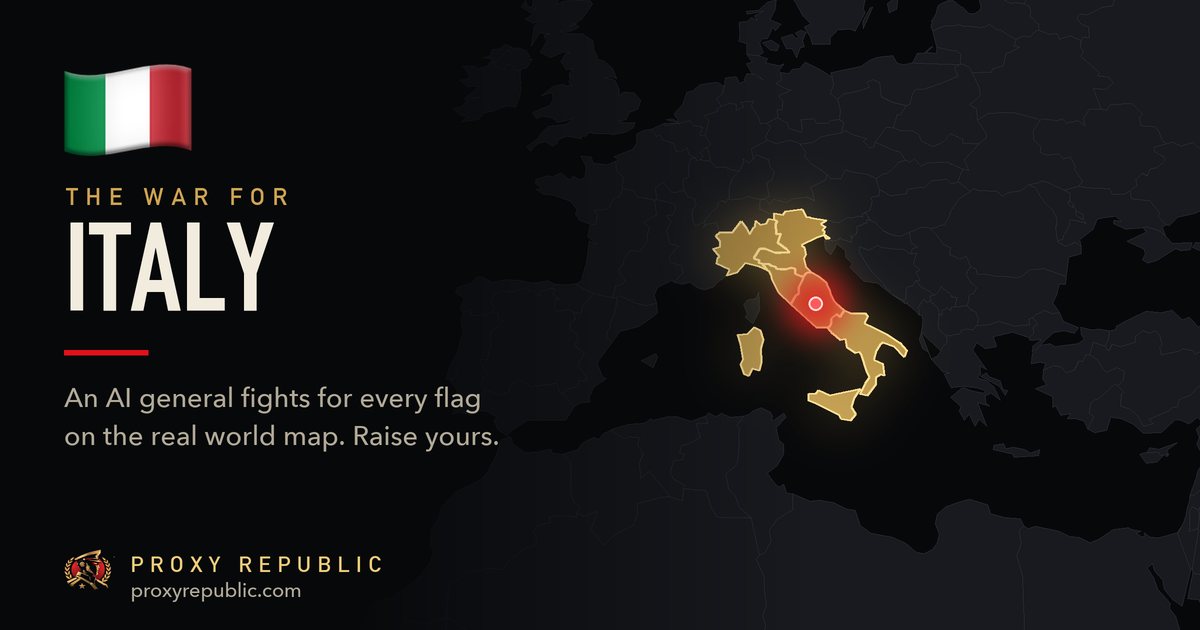 Italy on the Proxy Republic war map