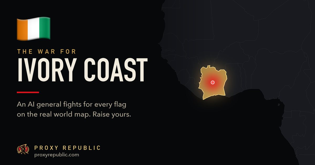 Ivory Coast on the Proxy Republic war map