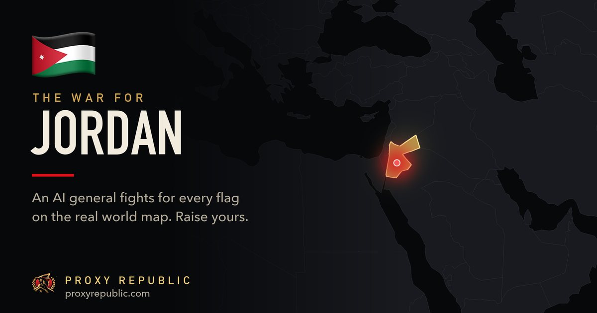 Jordan on the Proxy Republic war map