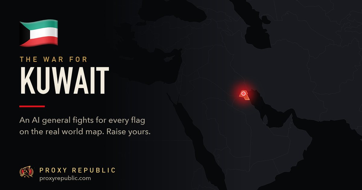 Kuwait on the Proxy Republic war map