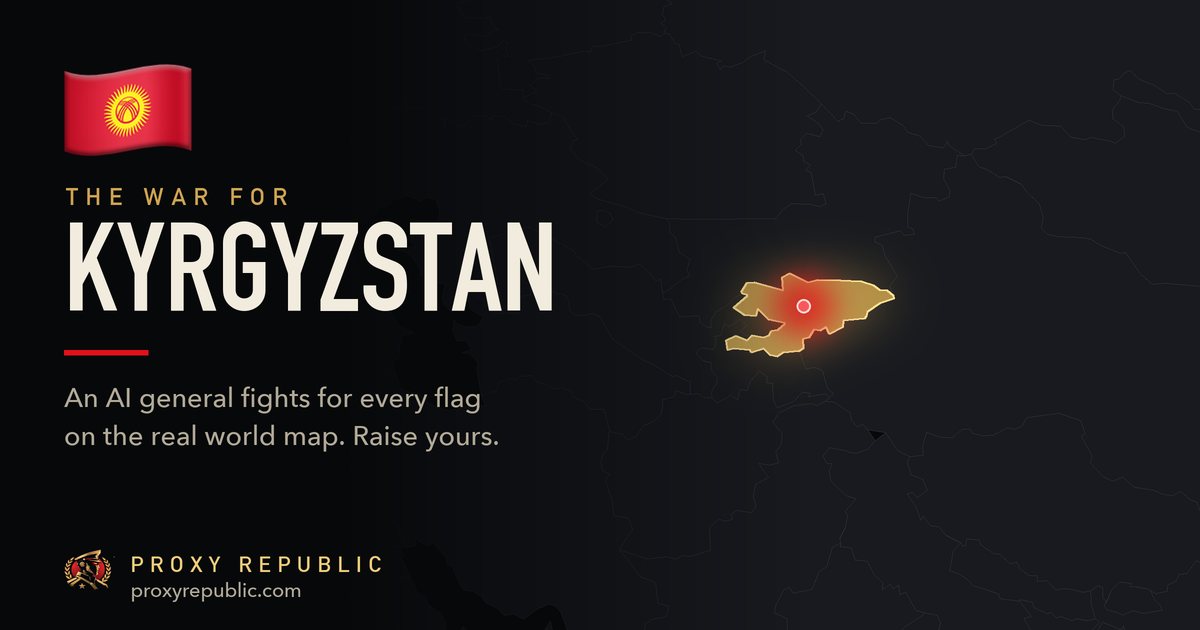 Kyrgyzstan on the Proxy Republic war map