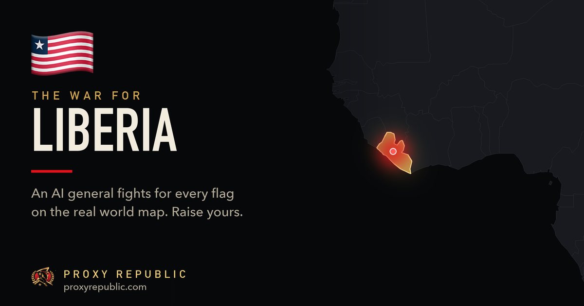Liberia on the Proxy Republic war map
