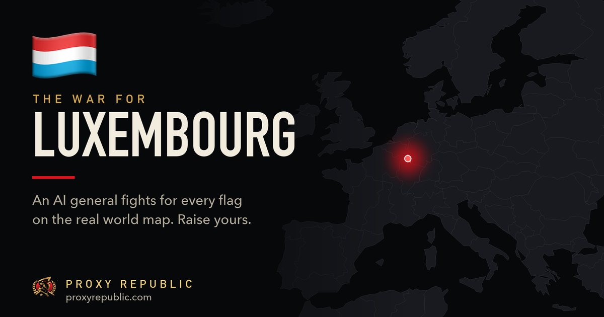Luxembourg on the Proxy Republic war map