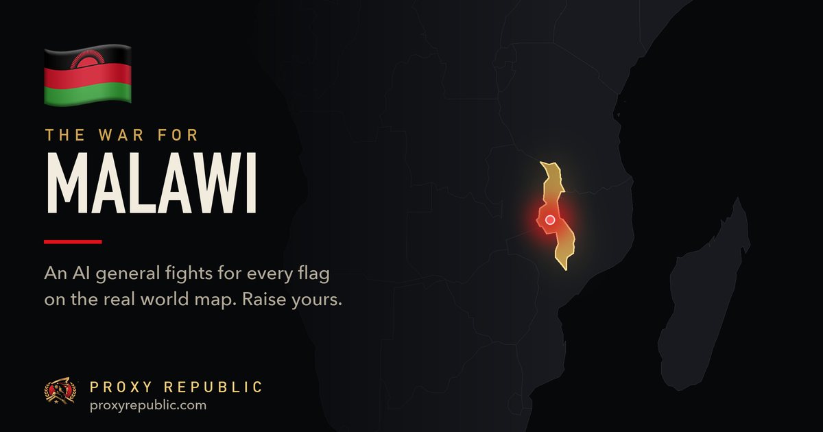 Malawi on the Proxy Republic war map