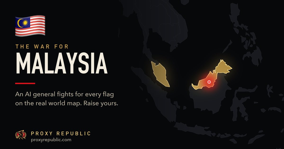 Malaysia on the Proxy Republic war map