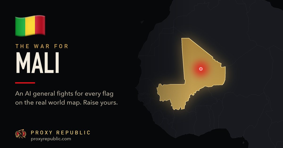 Mali on the Proxy Republic war map