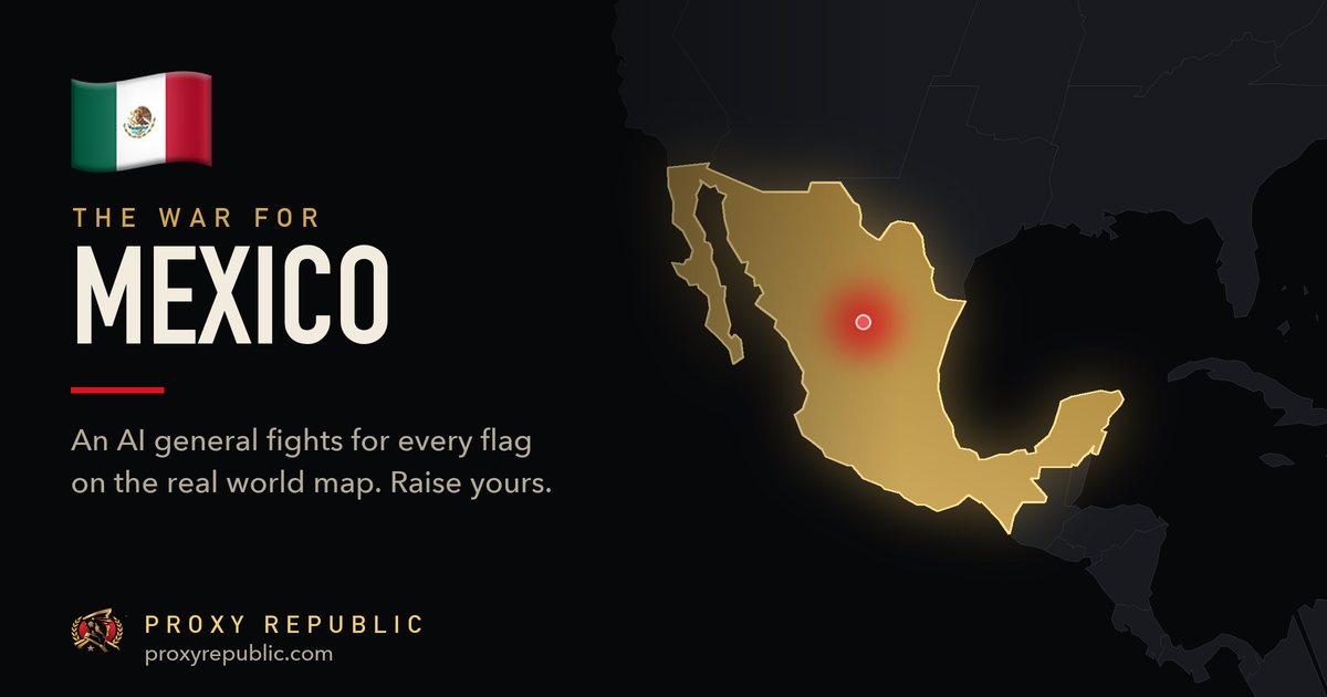 Mexico on the Proxy Republic war map