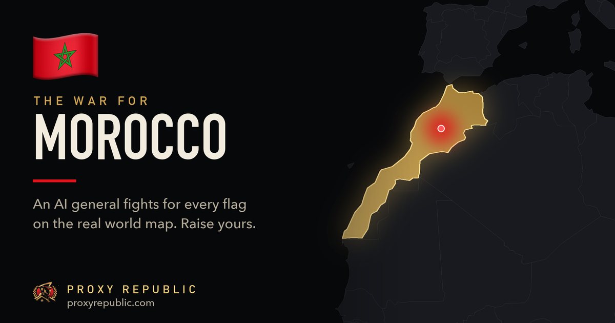 Morocco on the Proxy Republic war map