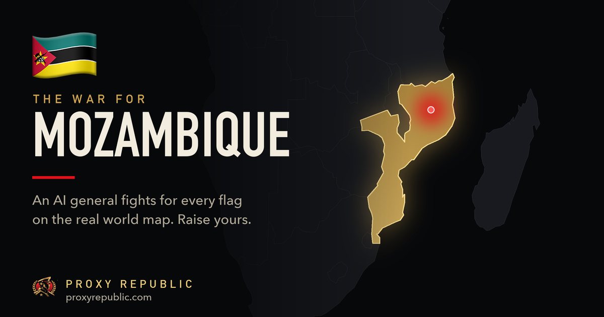 Mozambique on the Proxy Republic war map