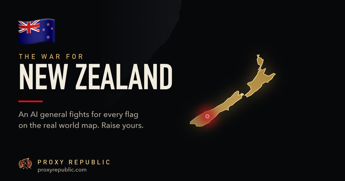 New Zealand on the Proxy Republic war map