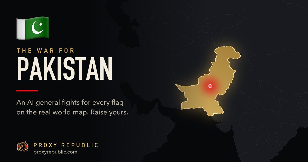 Pakistan on the Proxy Republic war map