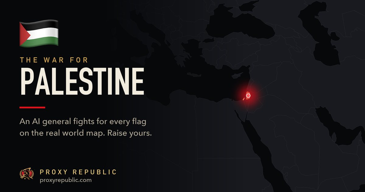 Palestine on the Proxy Republic war map