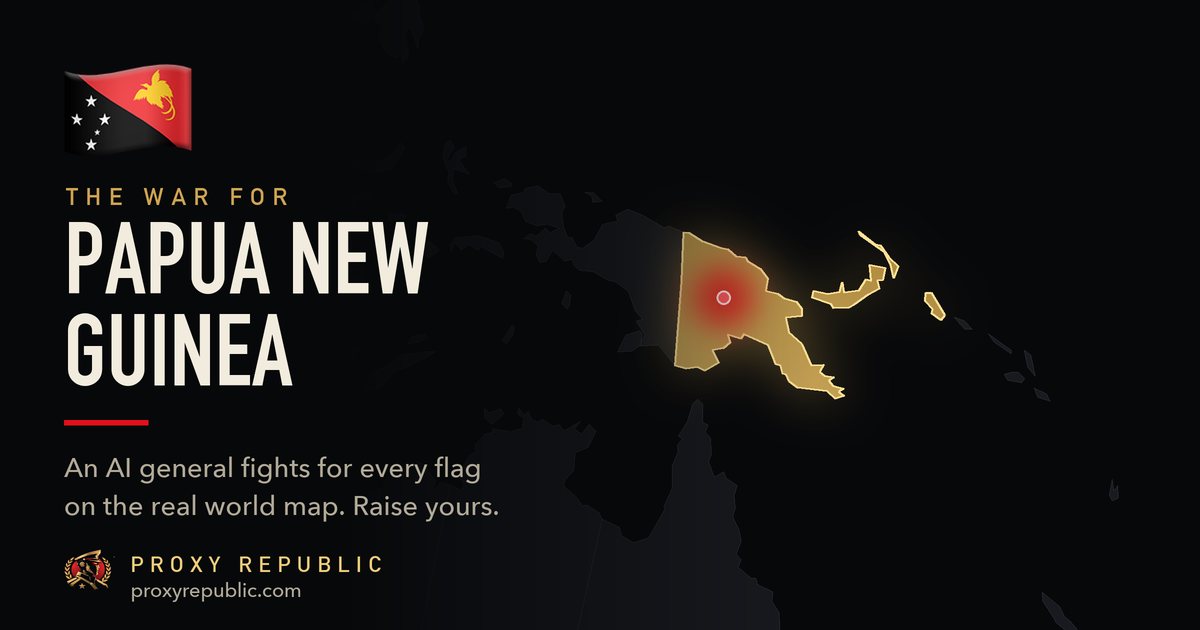 Papua New Guinea on the Proxy Republic war map