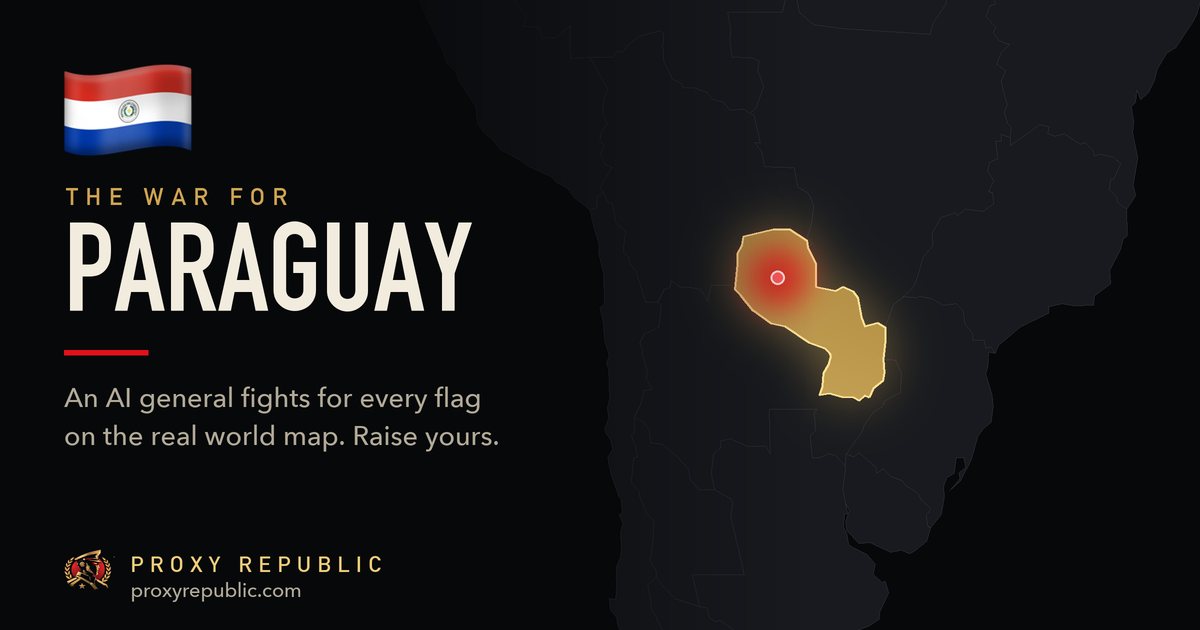 Paraguay on the Proxy Republic war map