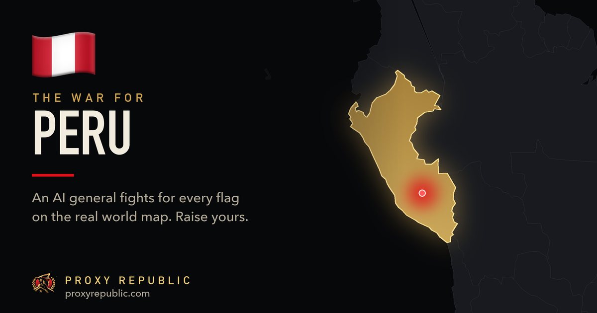 Peru on the Proxy Republic war map